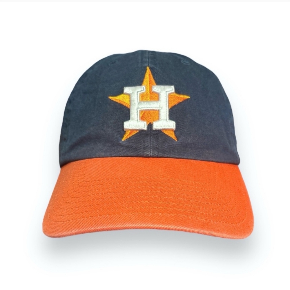 MLB ‘47 BRAND Houston Astros 'Navy/Orange Clean Up Adjustable Hat